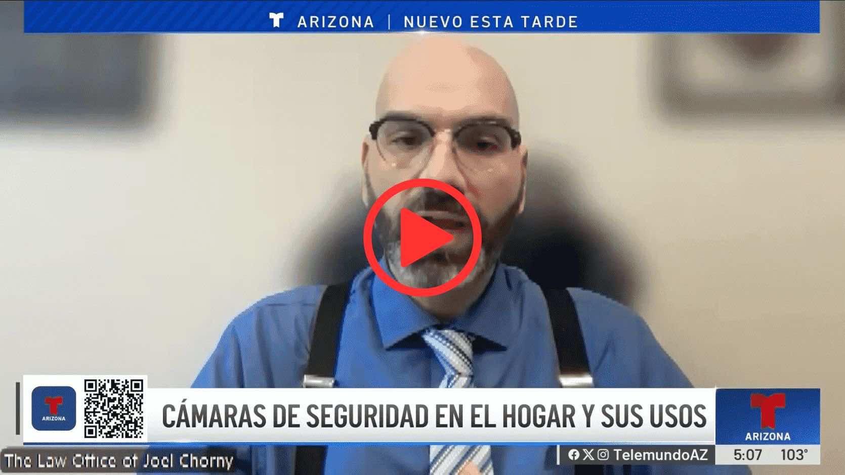 Atty. Joel Chorny — We feel watched (News interview)